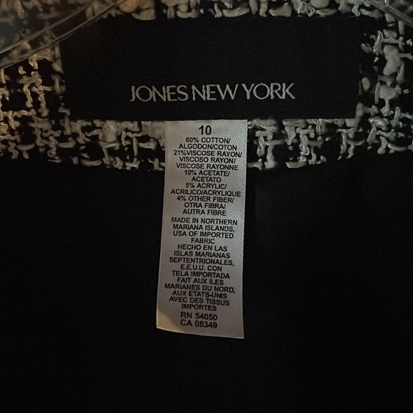Jones New York Fringe Blazer sz 10 - Picture 5 of 5